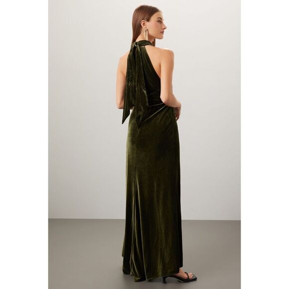 leena for Mac Duggal  Velvet Slip Gow ♥️ - Picture 3 of 10